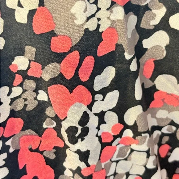 Catalina Black and Red Floral Ruffle One-Piece Swimsuit - Picture 5 of 9